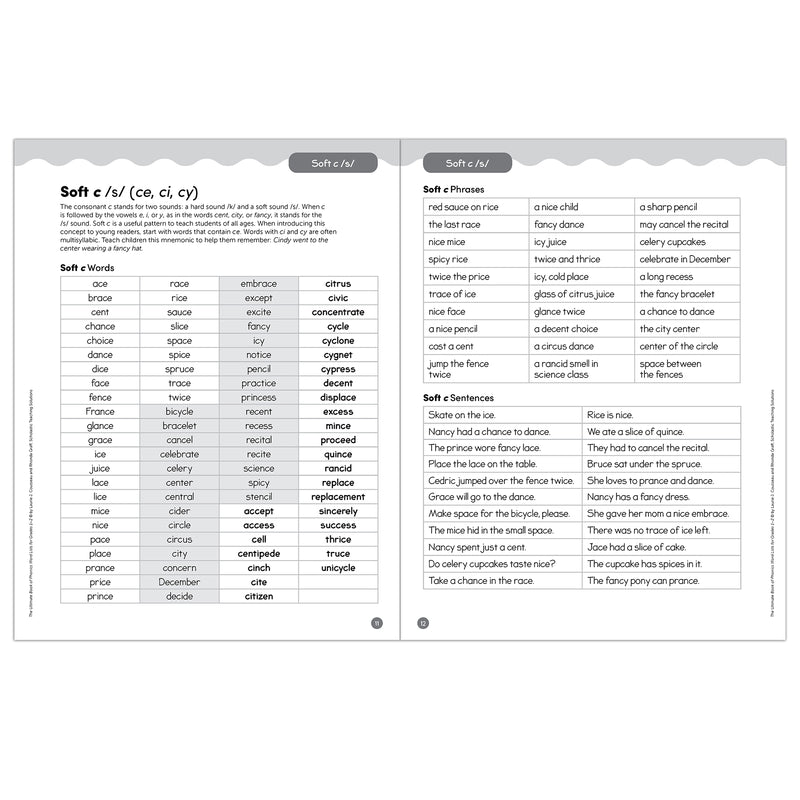 The Ultimate Book of Phonics Word Lists: Grades 1-2