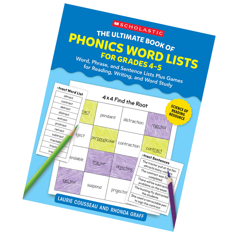 The Ultimate Book of Phonics Word Lists: Grades 3-5