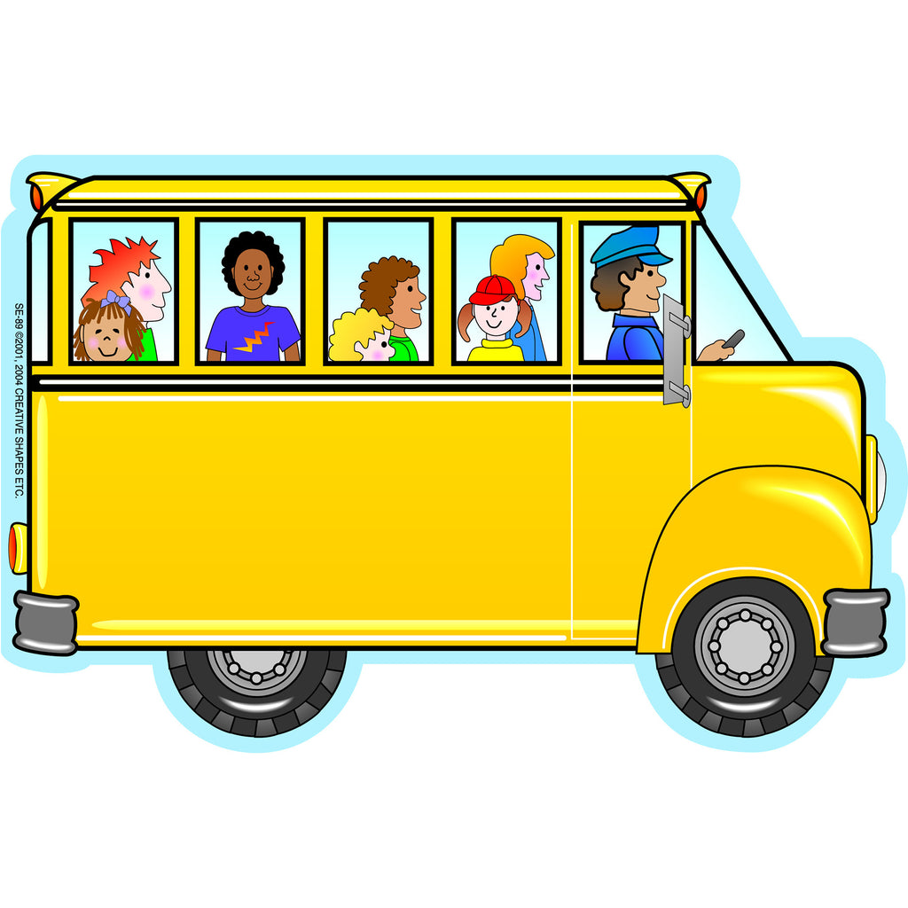 Large Bus With Kids Notepad