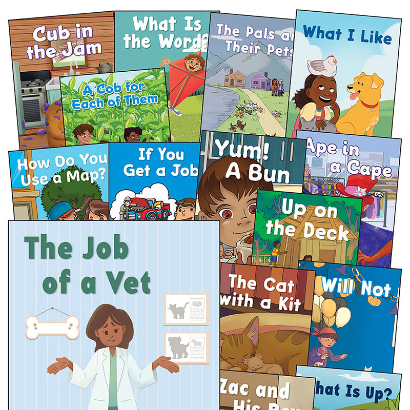 Decodable Books: Read & Succeed, Grade PreK-K, Set 2