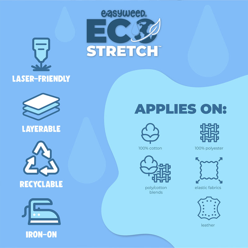 Easyweed Ecostretch HTV Heat Transfer Vinyl, 60", White
