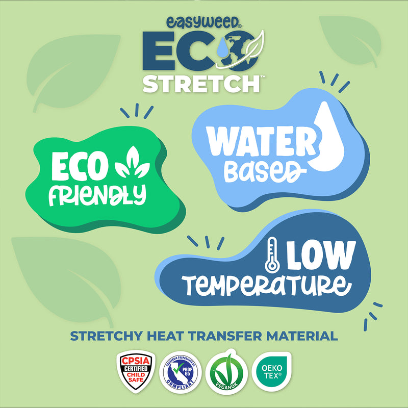 Easyweed Ecostretch HTV Heat Transfer Vinyl, 60", Black