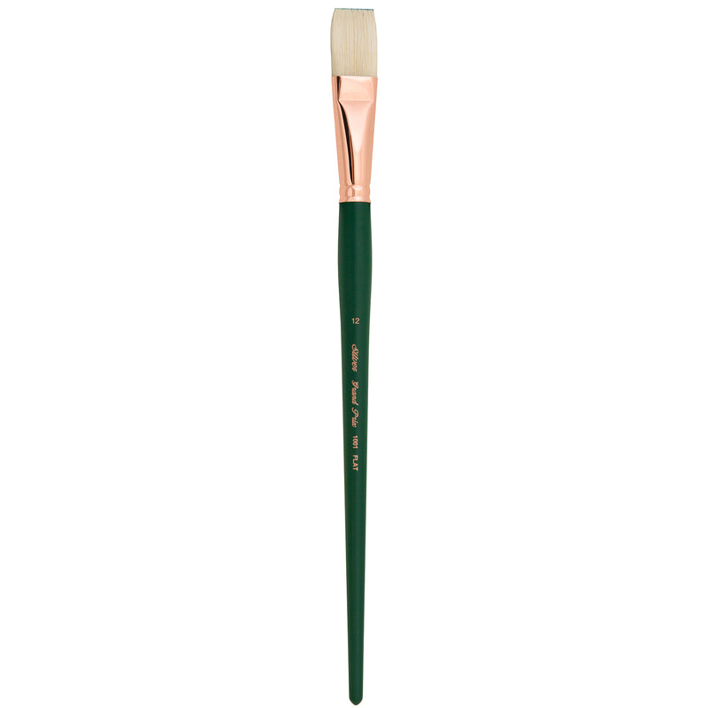 Grand Prix Brush, Flat, Long Handle, Size 12