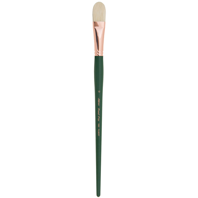 Grand Prix Brush, Filbert, Long Handle, Size 12