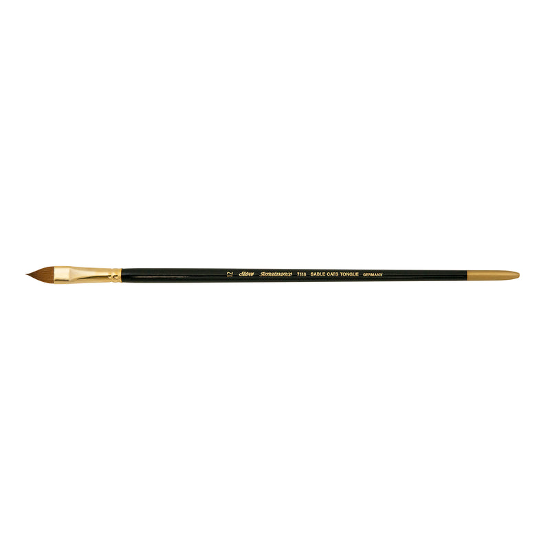 Renaissance® Cats Tongue Brush, Long Handle, Size 12