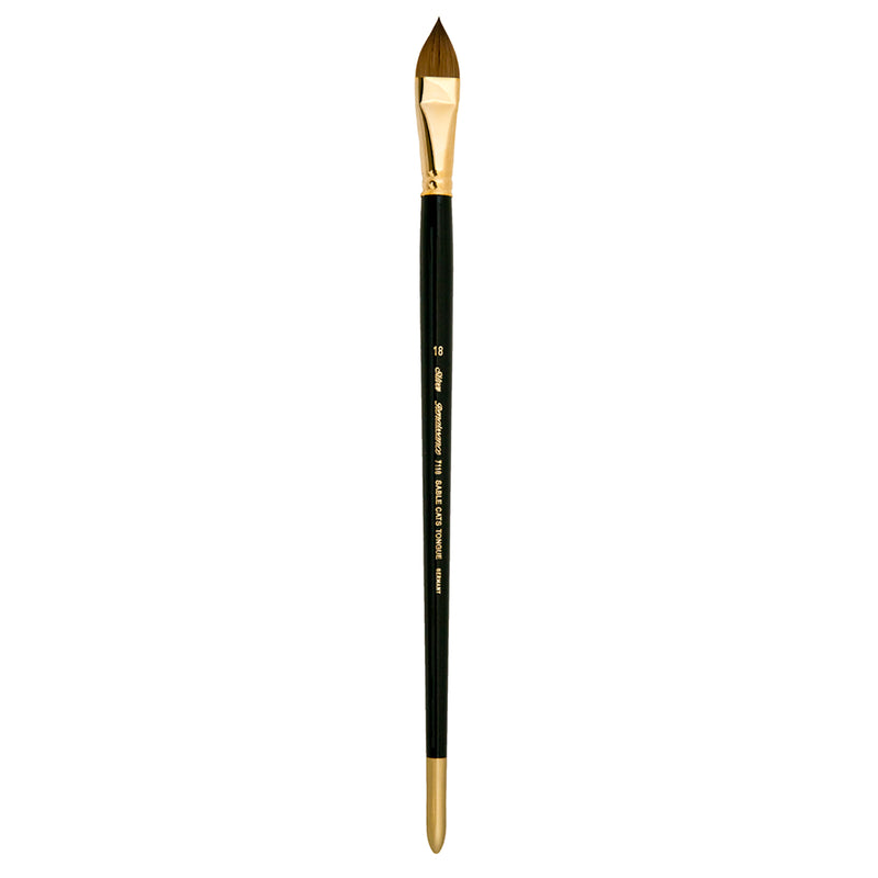 Renaissance® Cats Tongue Brush, Long Handle, Size 18