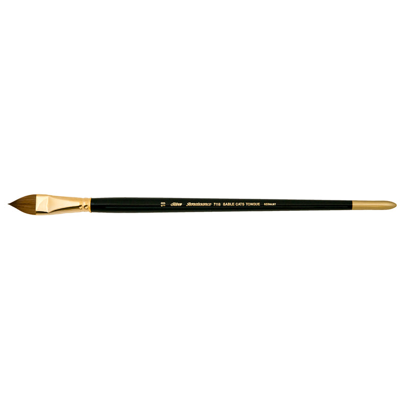 Renaissance® Cats Tongue Brush, Long Handle, Size 18