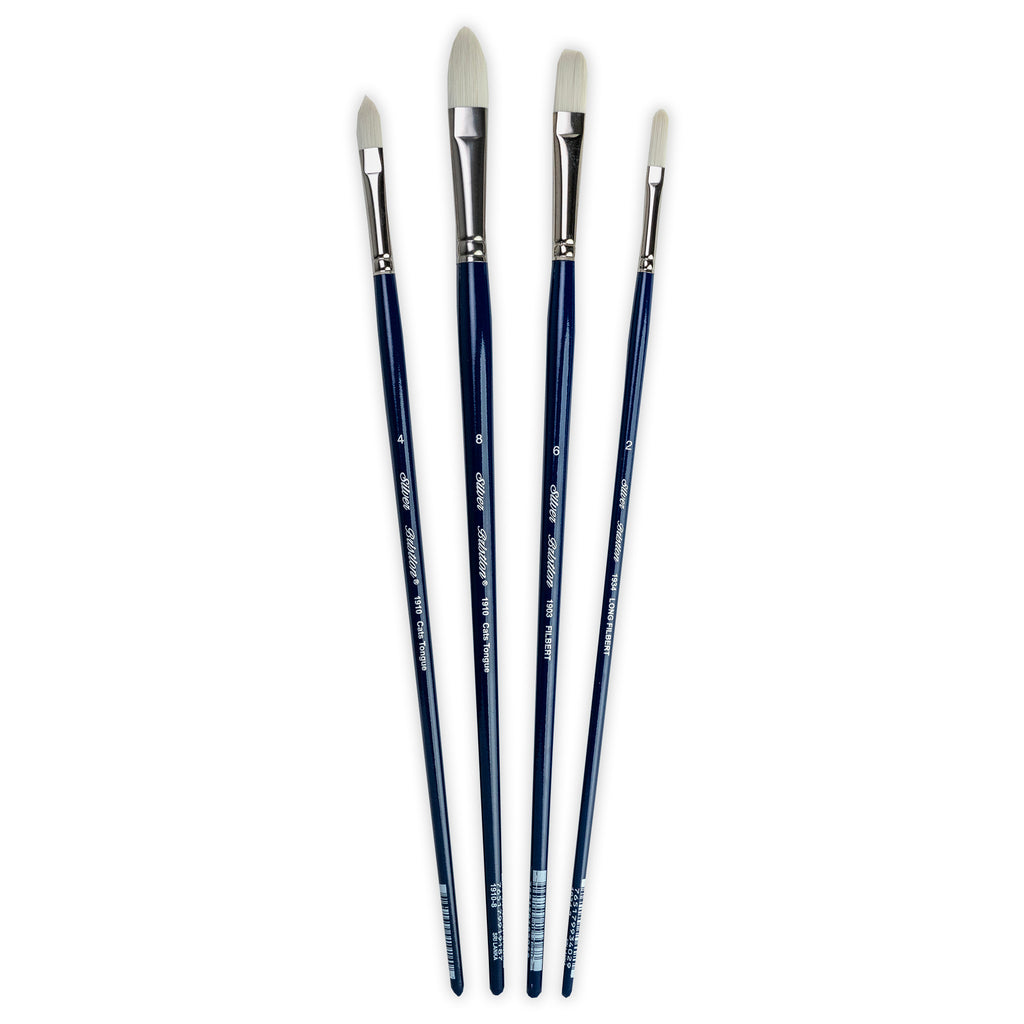 Bristlon Cats Tongue Brush Variety, 4 Brushes