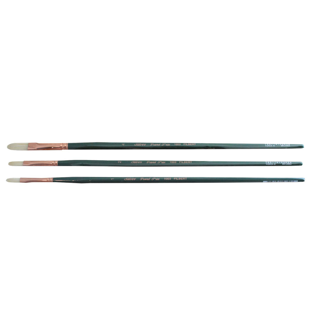 Grand Prix Small Filberts, 4 Brushes