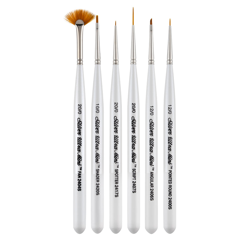 Ultra Mini® Basic Miniature Detail, 6 Brushes