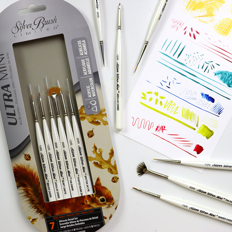 Ultra Mini® Basic Miniature Detail, 6 Brushes