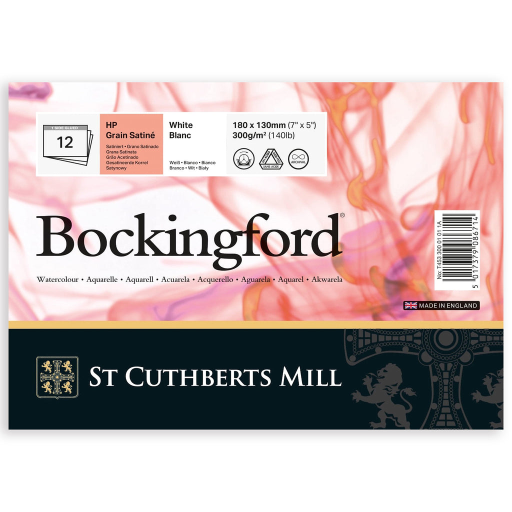 Bockingford Watercolor 12shts 7x5in
