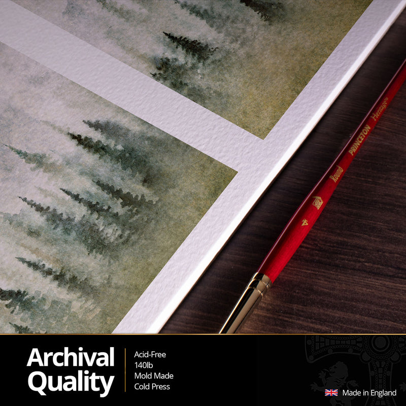 Bockingford Watercolor Glue 5x7in Cold Pressed 12 Sheets