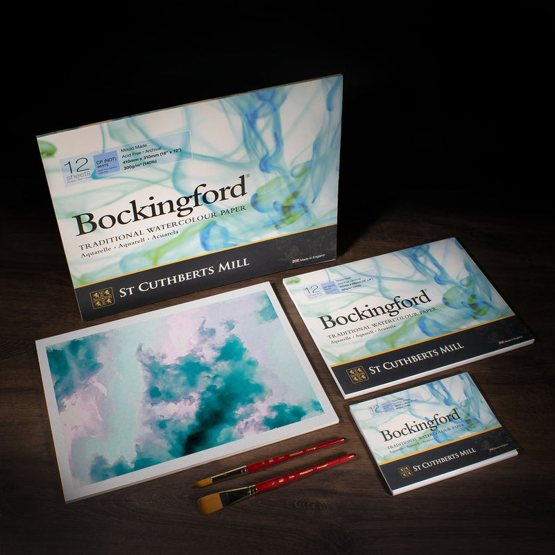 Bockingford Watercolor Glue 7x10in Cold Pressed 12 Sheets
