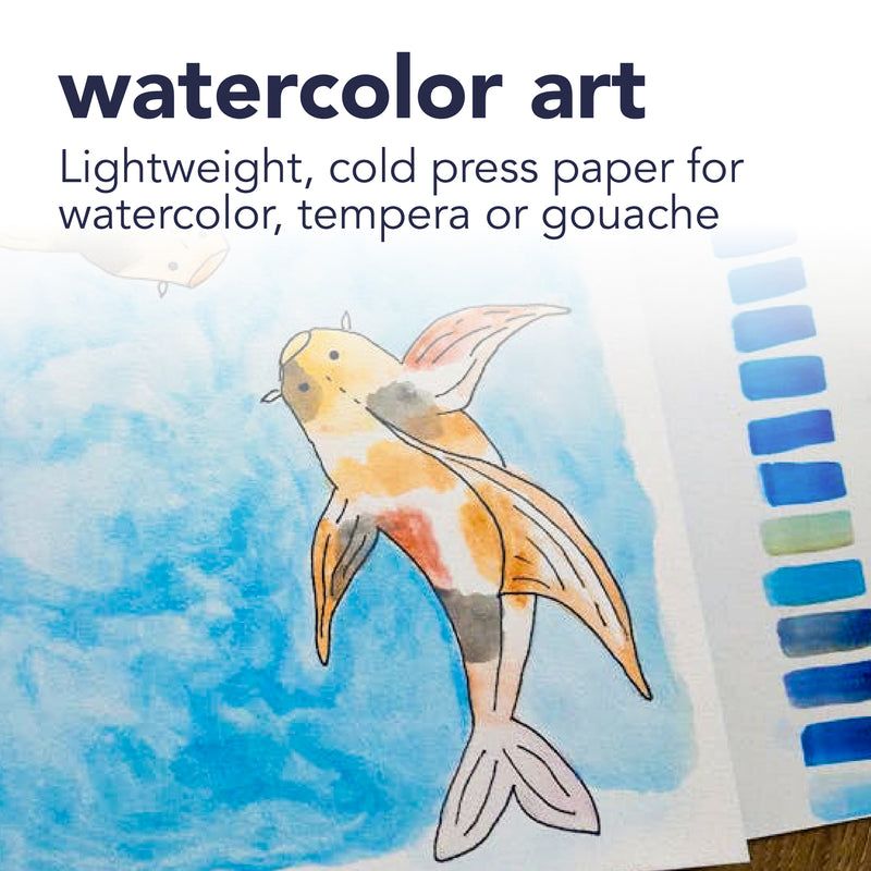 200 Series Watercolor Pad 9x12in Strathmore Tape 15 Sheets