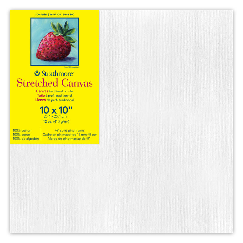 300 Series Trad Stretch Canvs 10x10 Strathmore