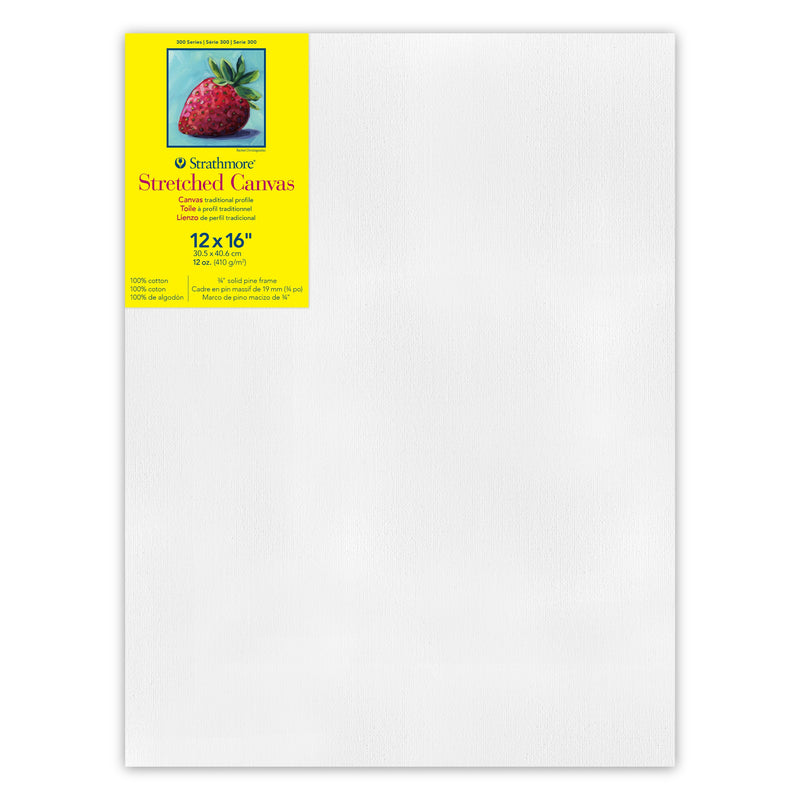 300 Series Trad Stretch Canvs 12x16 Strathmore