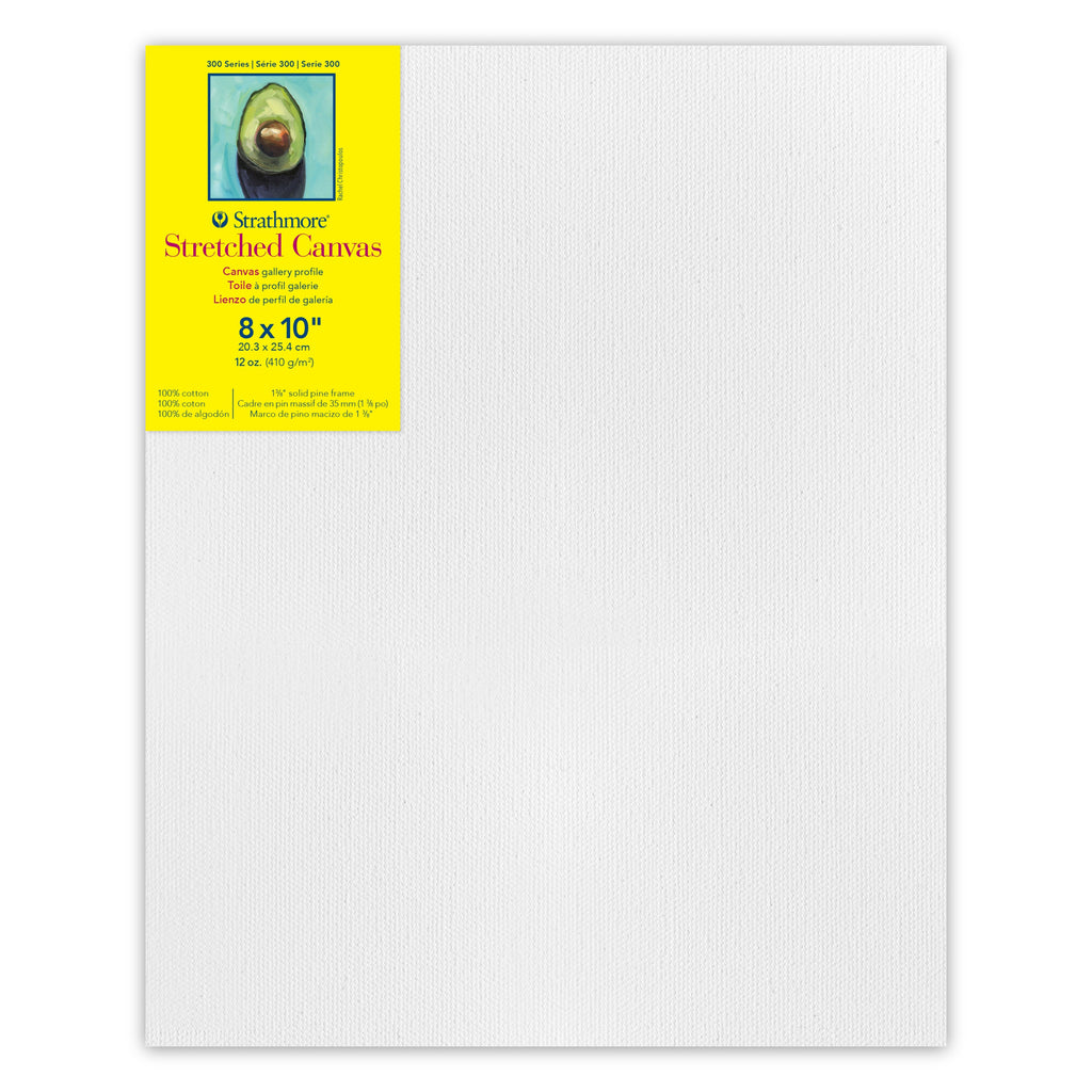 300 Seris Gallry Stretch Canvs 8x10 Strathmore