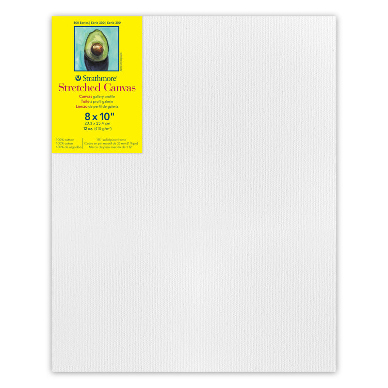 300 Seris Gallry Stretch Canvs 8x10 Strathmore