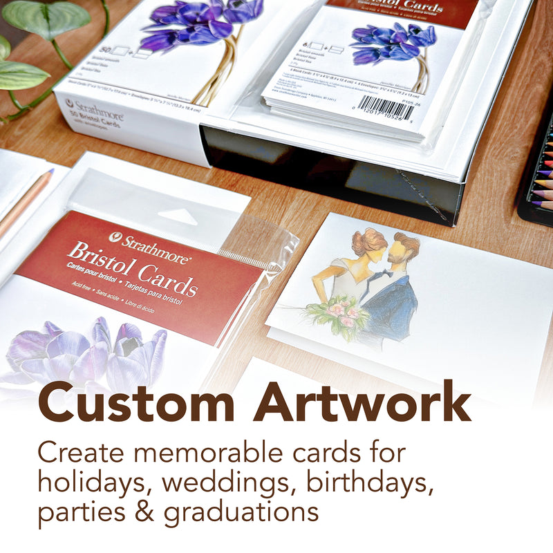 Bristol Cards & Envel 5x6.875in 400 Series 6pk