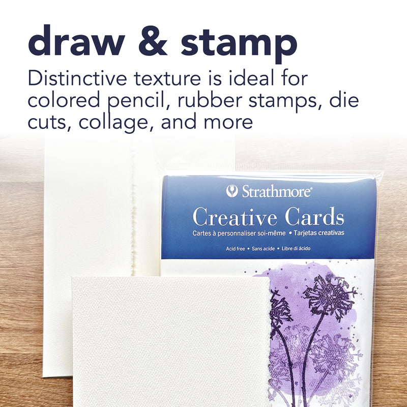 Creative Cards Ivory 5x6.875in & Envelopes 6pk