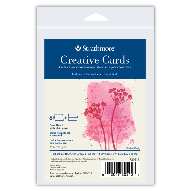 Creative Cards Palm Beach 3.5x4.875 & Envelopes 6pk