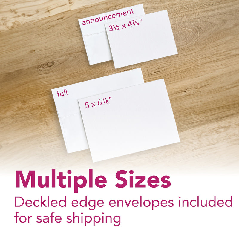 Mixed Media Cards & Envel 5x6.875in 6pk