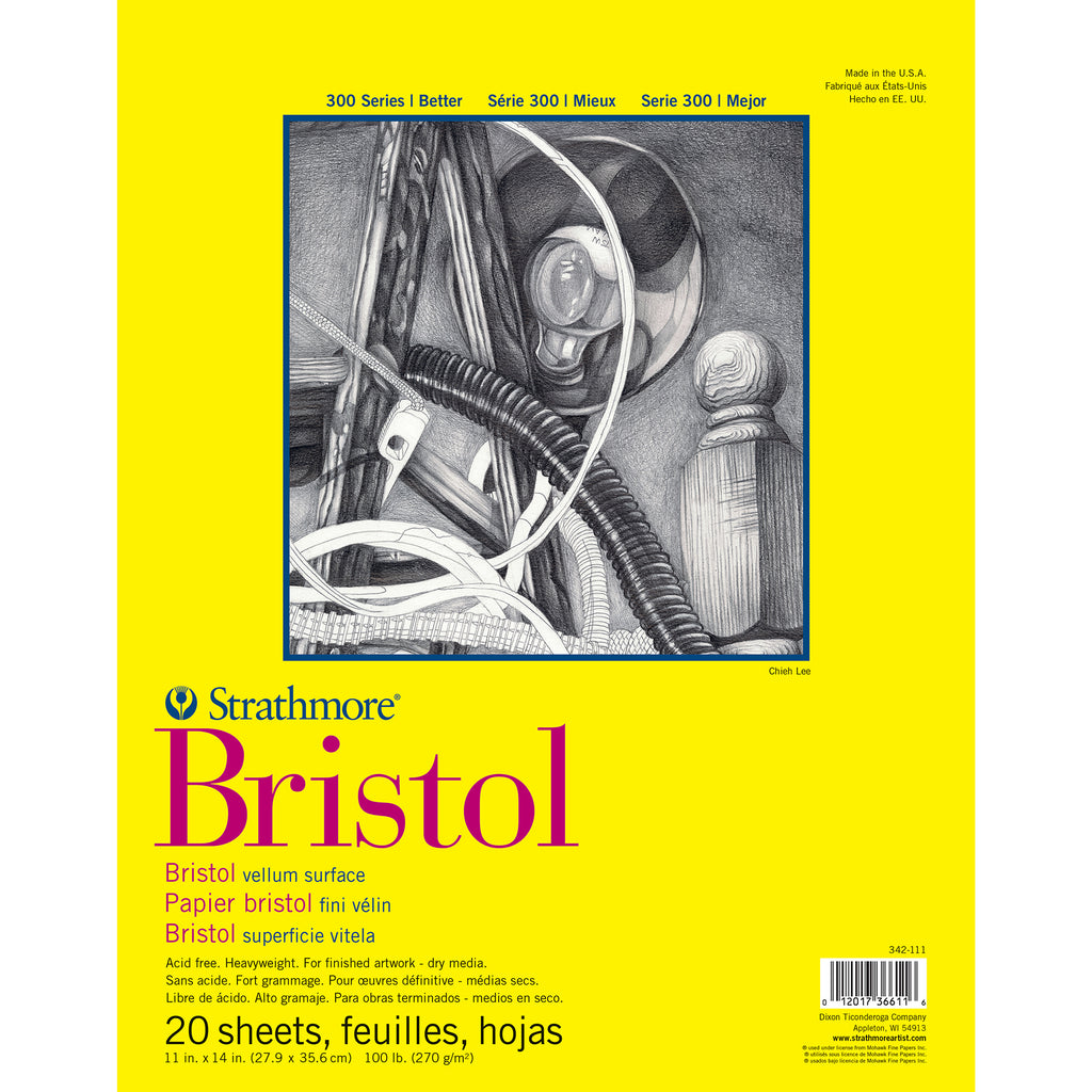 Bristol Vellum Tape 20shts 11x14in 300 Series