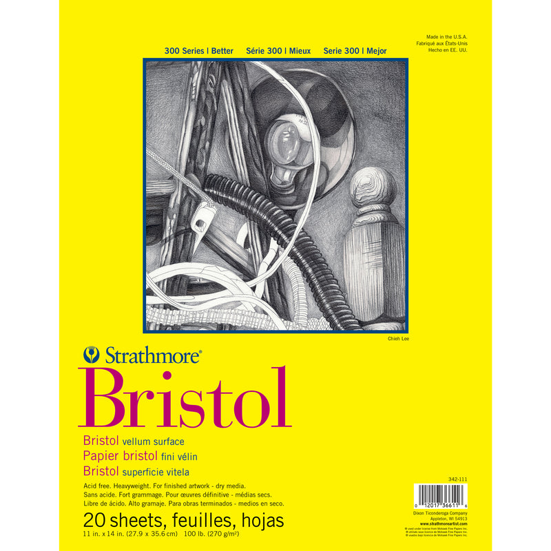 Bristol Vellum Tape 20shts 11x14in 300 Series