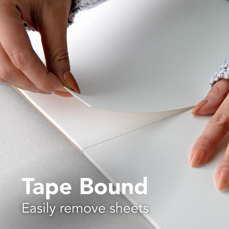 300 Series Bristol Pad, Vellum Finish, Tape Binding, 20 Sheet, 14x17 inch, 1 Count