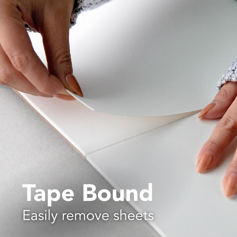 300 Series Bristol Pad, Smooth Finish, Tape Binding, 20 Sheet, 14x17 inch, 1 Count