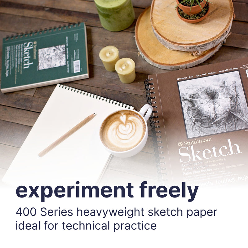 Sketch Pad 5.5x8.5in Tan Side 50sht 400 Series Recycled