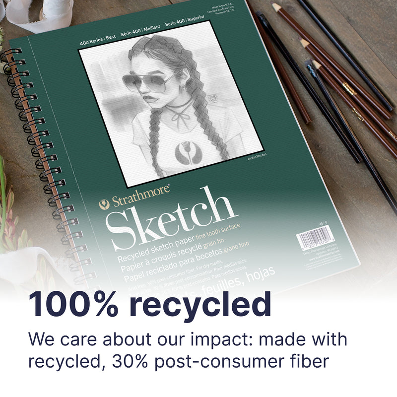 Sketch Pad 5.5x8.5in 100sht Recycle 400 Series Recycled