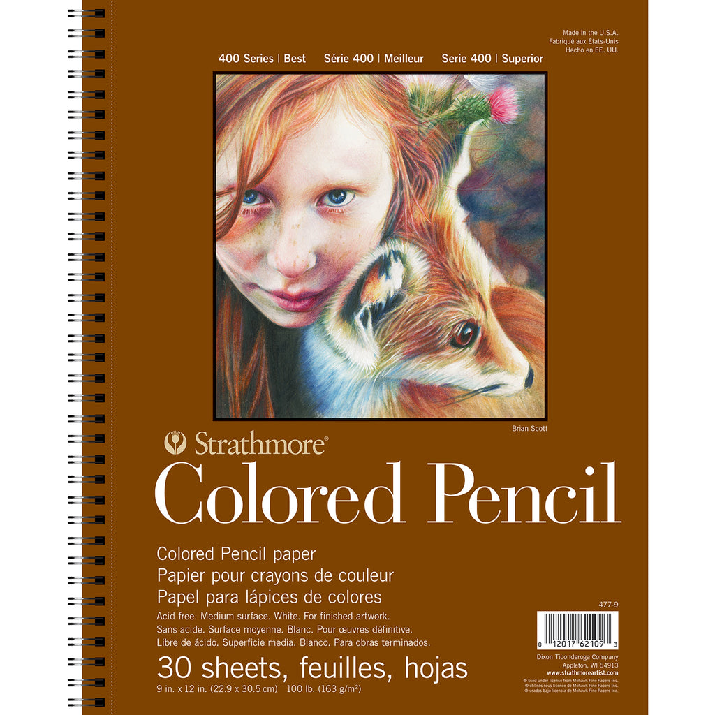 Color Pencil Pad 30 Sheet 9x12 Inch 400 Series