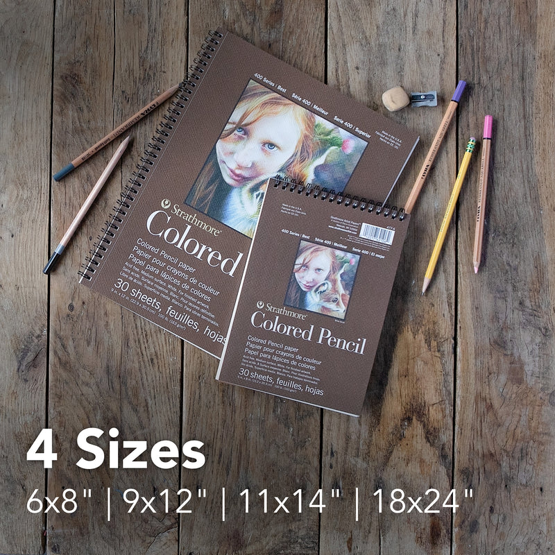 Color Pencil Pad 30 Sheet 9x12 Inch 400 Series