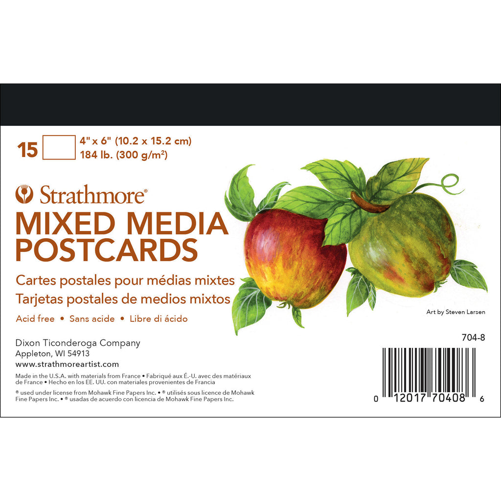 Mixed Media Postcards 15pk 4x6in 400 Series