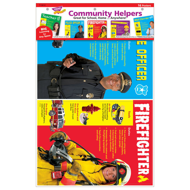 Community Helpers Posters 16/st