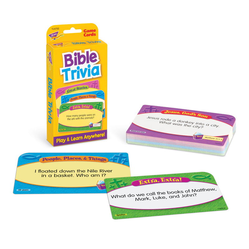 Bible Trivia Challenge Cards®, Pack of 6