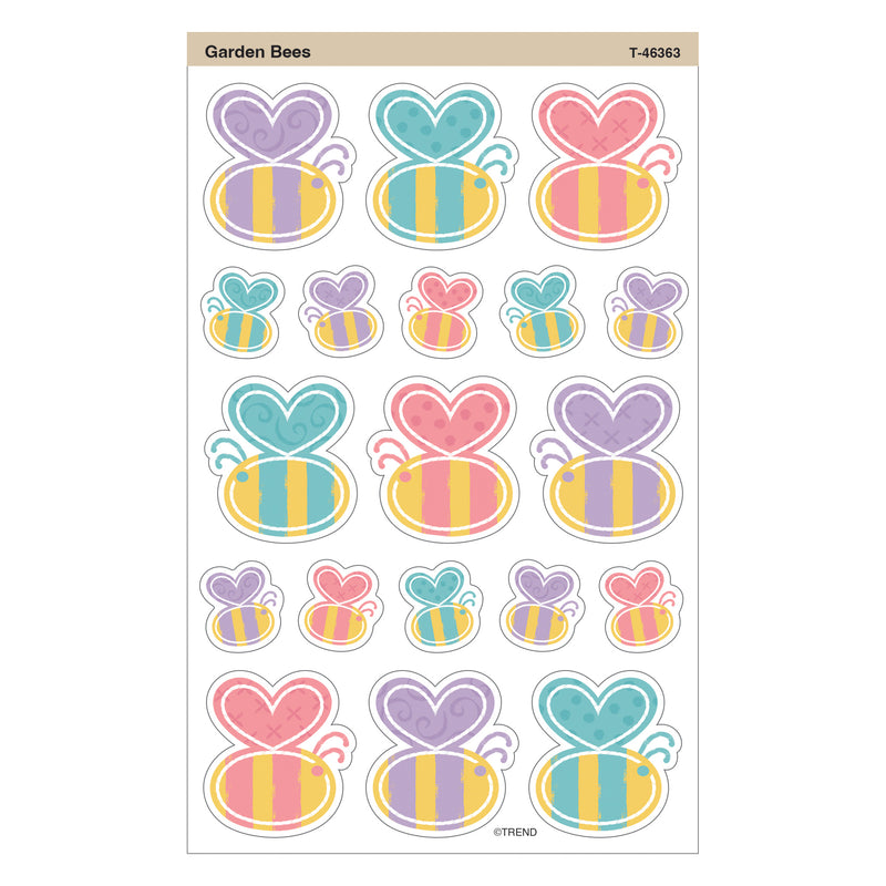 Garden Bees Large Stickers Supershapes