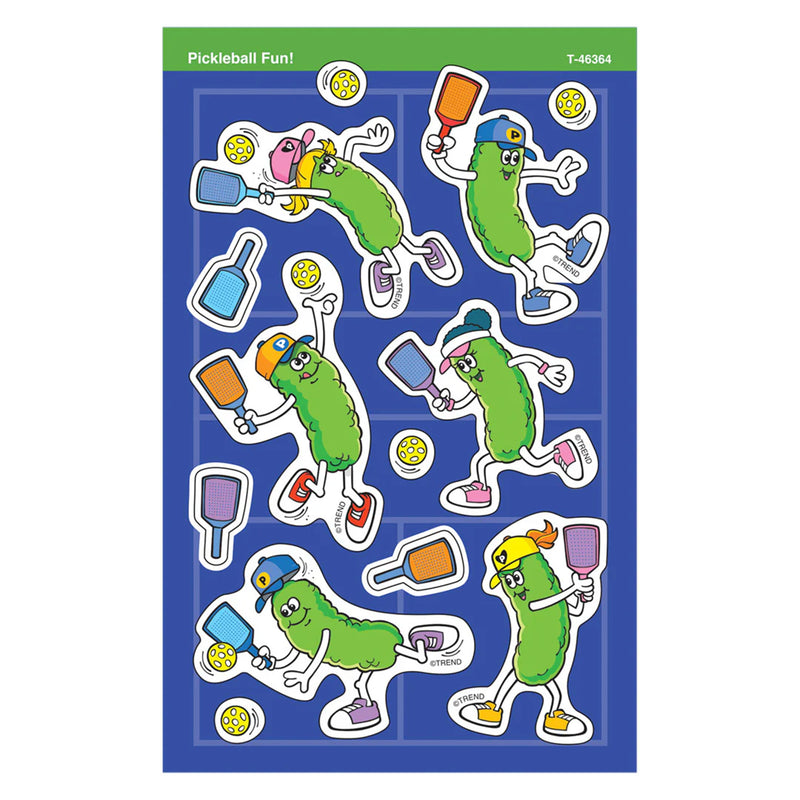 Pickleball Fun Supershapes Stickers