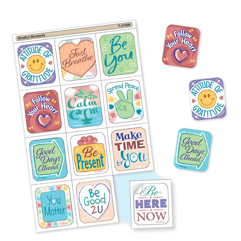 Mindful Moments Tear Share Stickers