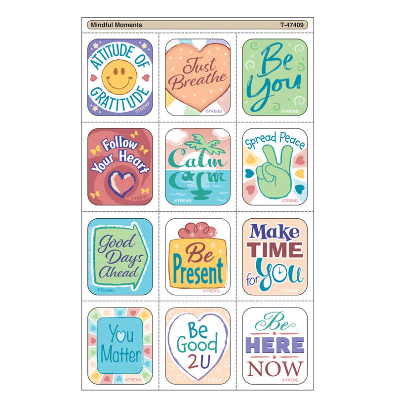 Mindful Moments Tear Share Stickers