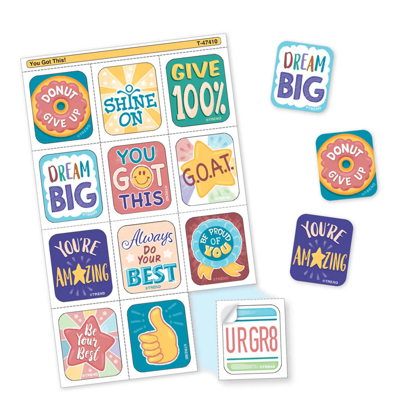 You Got This Tear & Share Stickers