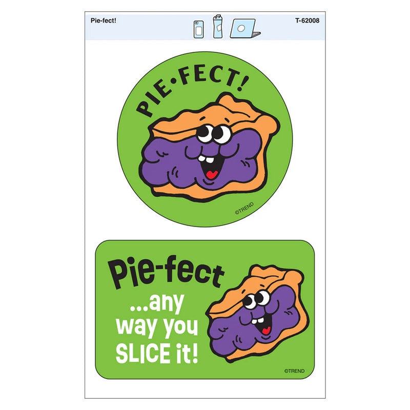 Pie-fect! Vinyl Stickers, 2 Per Pack, 6 Packs
