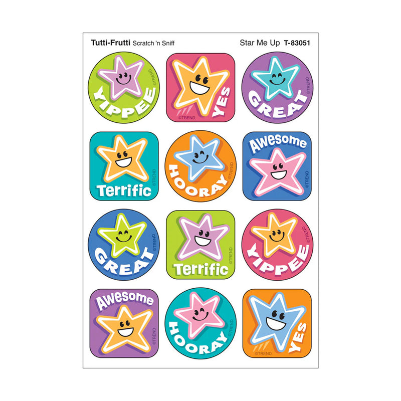 Star Me Up, Tutti-Frutti Scent Scratch 'n Sniff Stinky Stickers®, 48 Per Pack, 6 Packs
