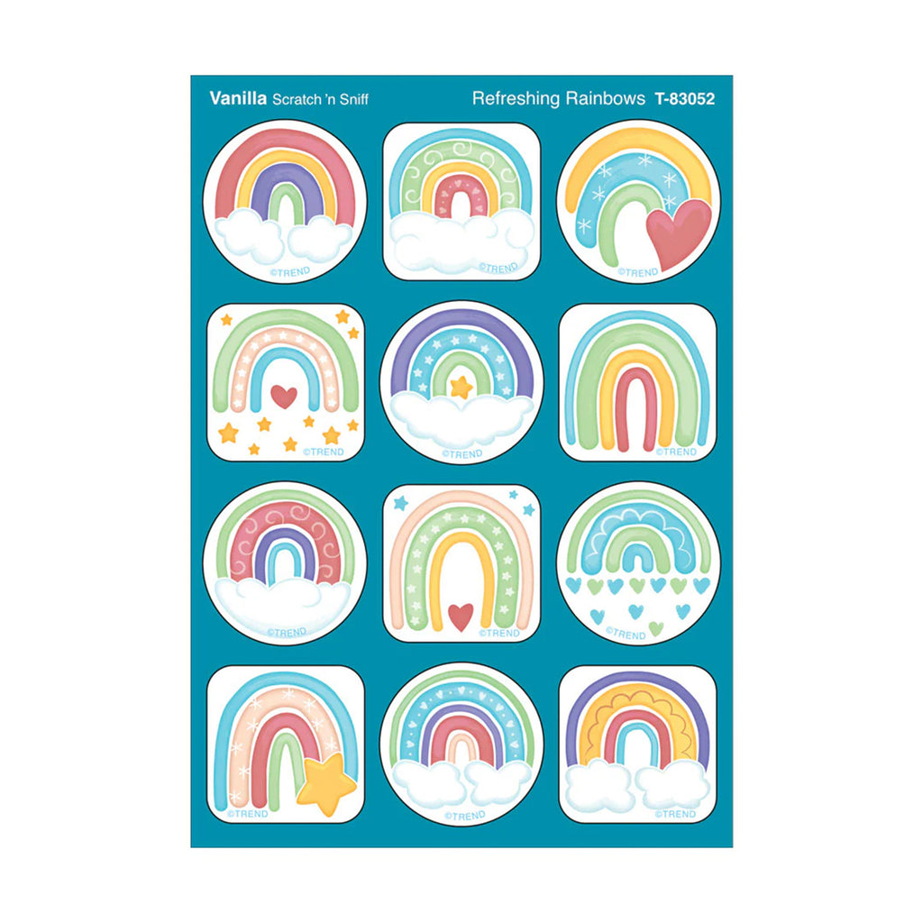 Stinky Stickers Rainbows Vanilla Scent