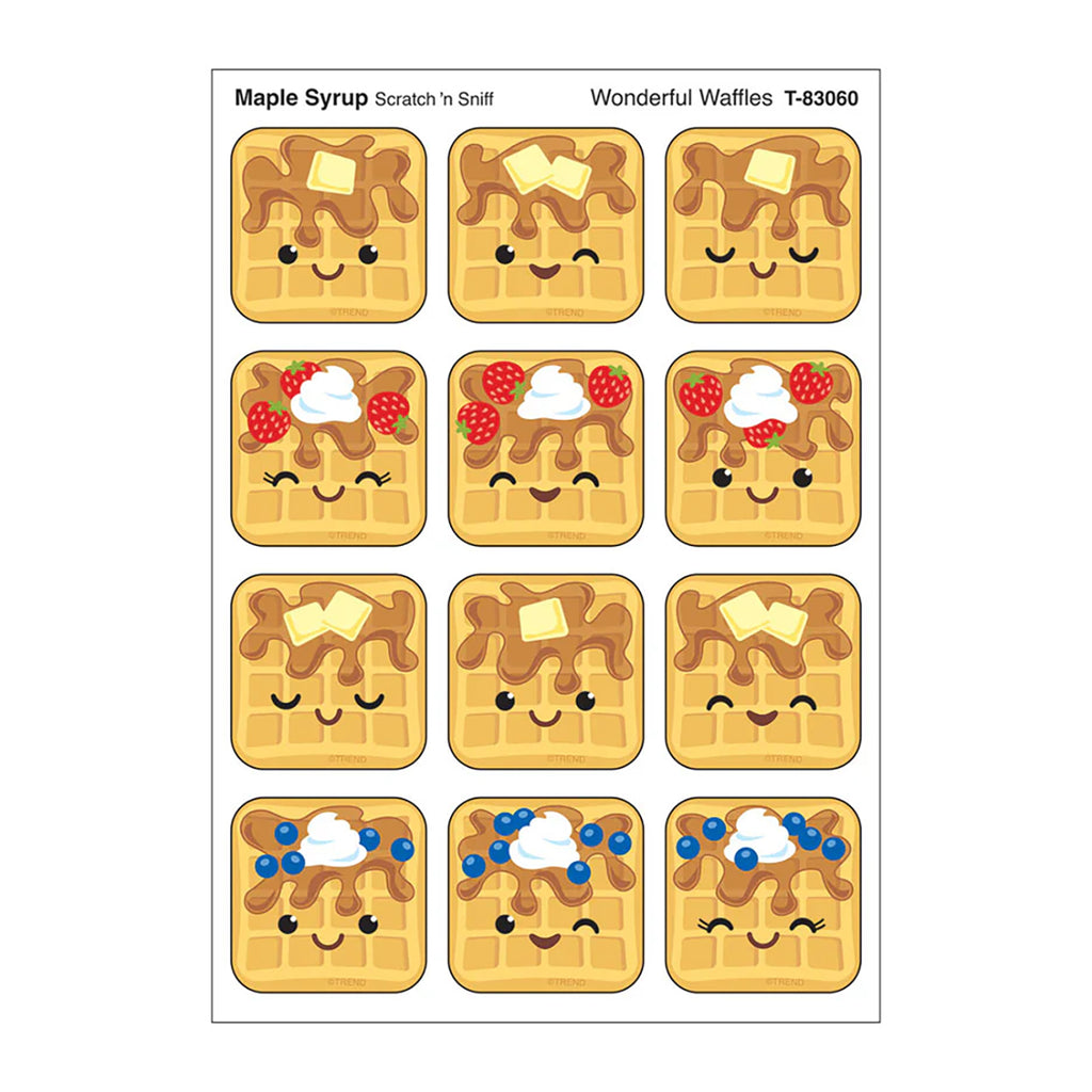 Stinky Stickers Maple Syrup Scent Wonderful Waffles