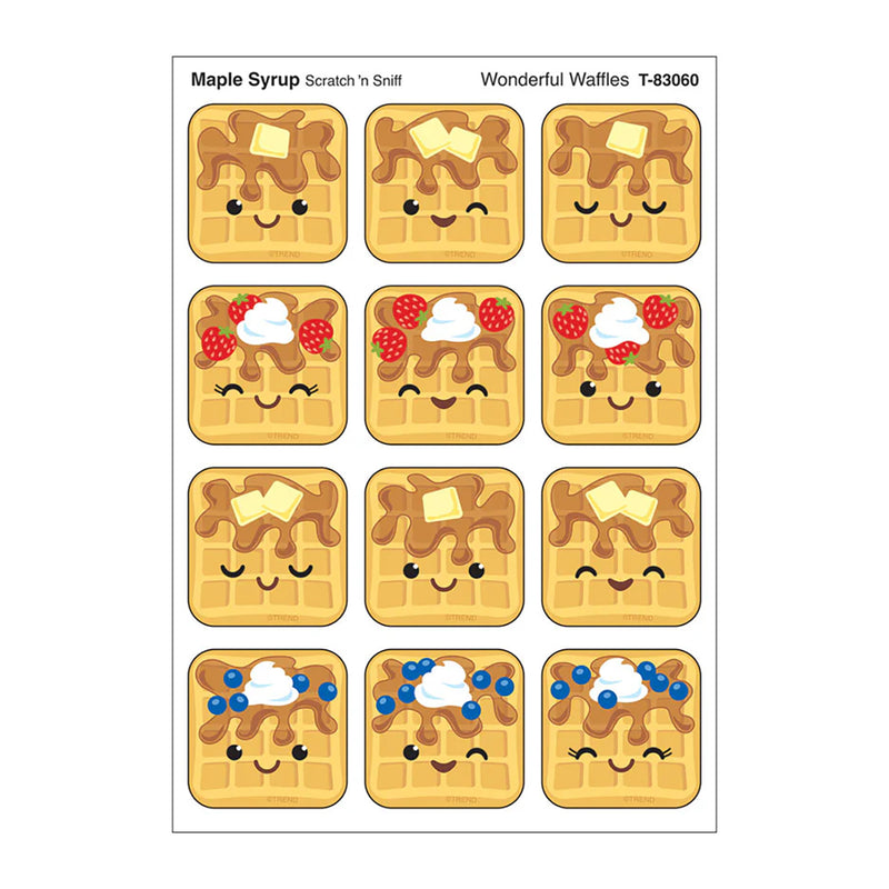 Stinky Stickers Maple Syrup Scent Wonderful Waffles