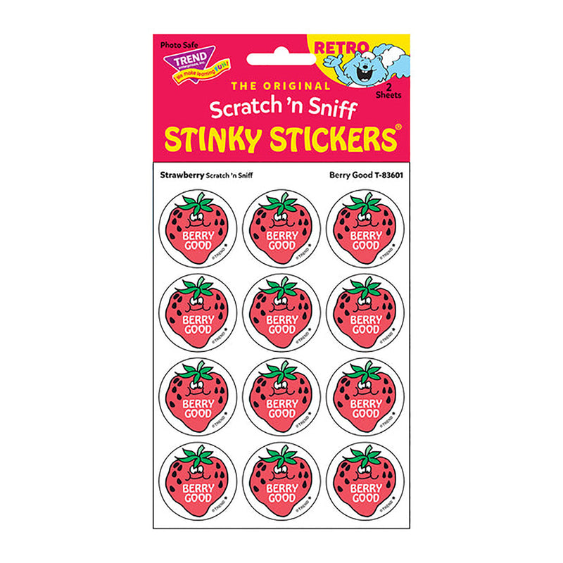 Stickers 24ct Berry Good Strawberry
