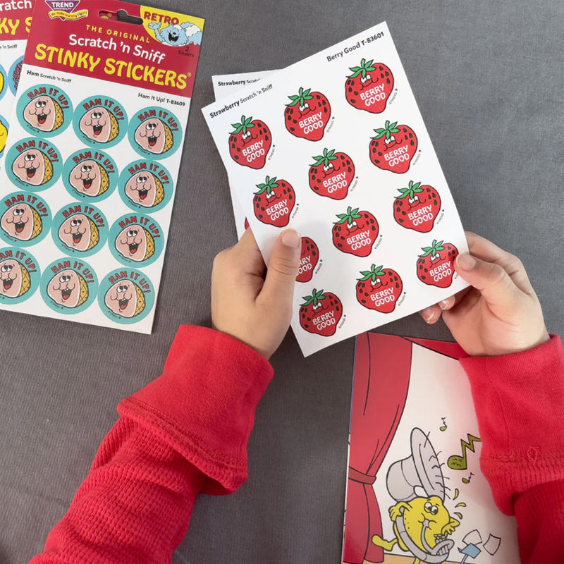 Stickers 24ct Berry Good Strawberry